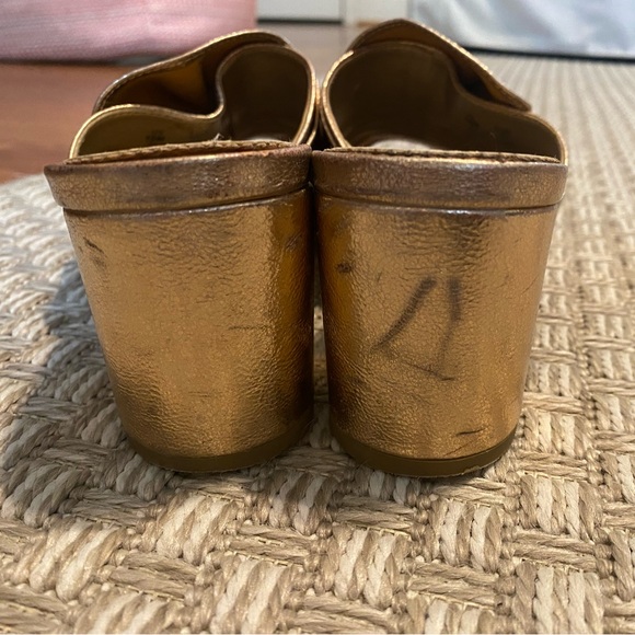 Sam Edelman Circus Rose Gold Bow Sandal Heels 10 - Picture 8 of 11